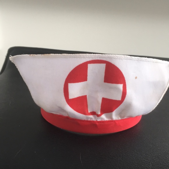Nurse's Headband - Red & White, One Size - Picture 4 of 8